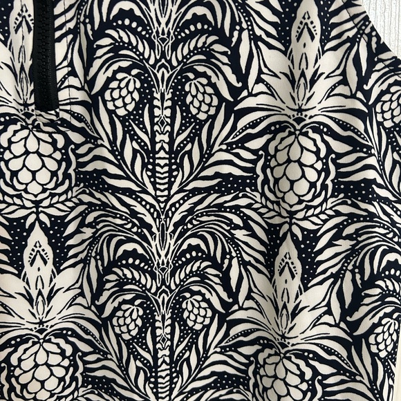 Tommy Bahama Black and White Sheath Midi Dress - Picture 2 of 8